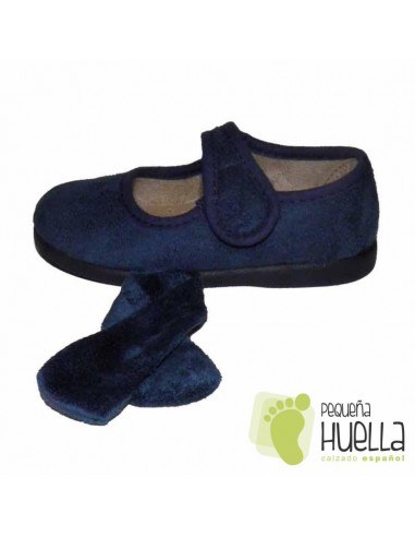 Merceditas Niña Azules con Lazo Desmontable