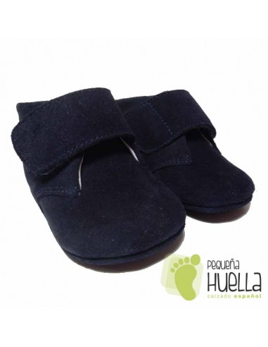 Botas Bebés Serraje Azul Marino