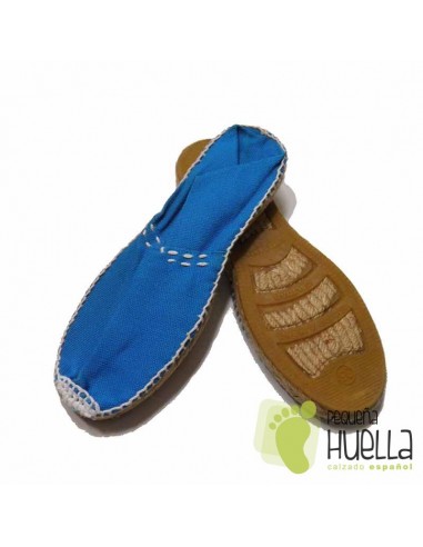 Alpargatas planas azul turquesa PASFOR