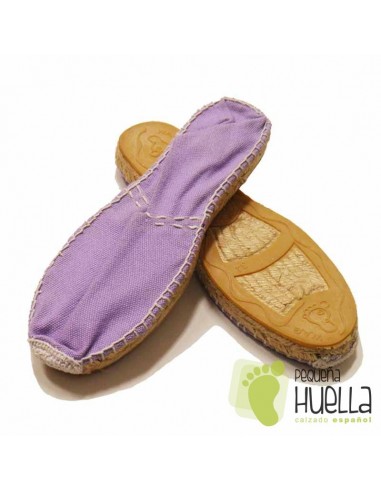 Alpargatas planas lilas