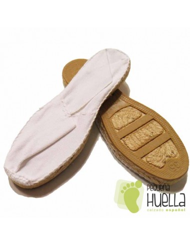 Alpargatas planas blancas