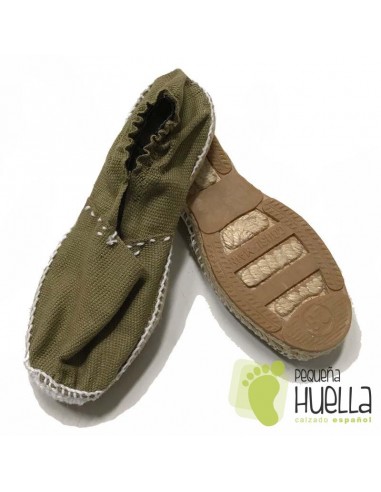 Alpargatas verde caqui