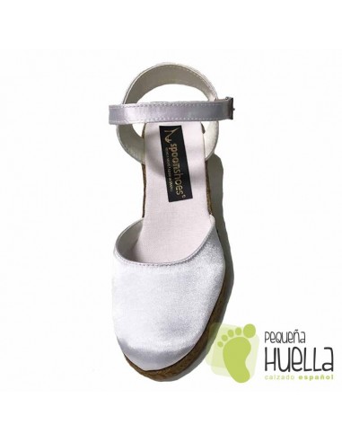 ALPARGATAS RASO BLANCO FIESTA PARA NOVIA