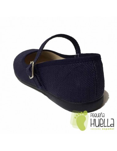 Merceditas Niña Lino Azules