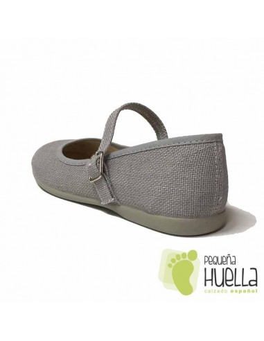 Merceditas Niña Lino Grises