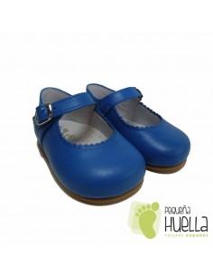 Merceditas Color Azulón de Napa