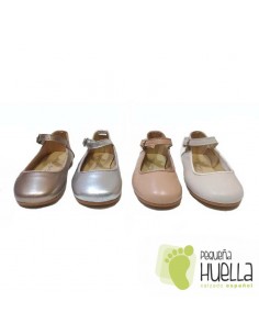 Merceditas para Niña en Piel con Pulsera y Hebilla 2