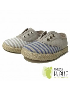 BLUCHER NIÑO DE YUTE TOKOLATE  2