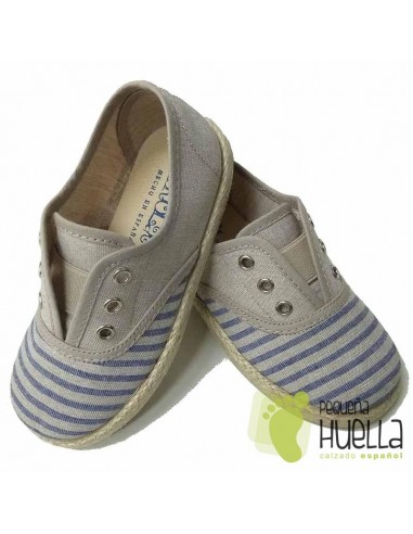 BLUCHER BEIGE Y AZUL