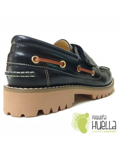 Zapatos Náuticos Azules para niños y niñas  YOWAS 6166