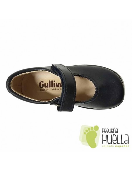 Zapato Colegial Niña Velcro Gulliver 3095