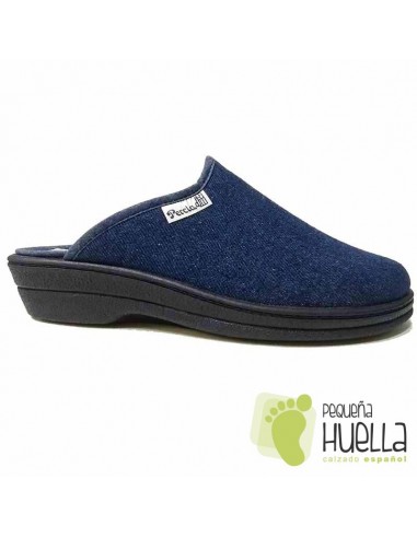 Zueco Anatómico Casa Mujer Azul Tejano