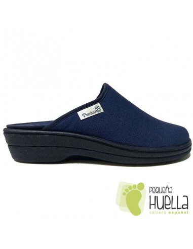 Zueco Anatómico Casa Mujer Azul Marino