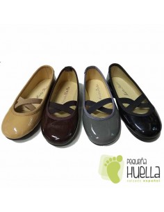 Bailarina Manoletina Niña Piel Charol