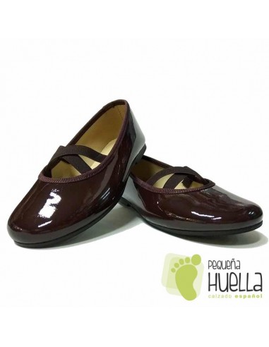 Zapatos Piel Charol Marrones