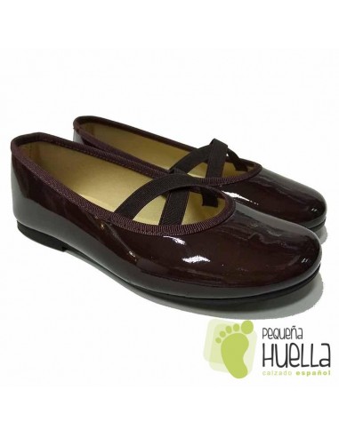 Zapatos Piel Charol Marrones