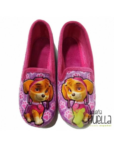 Zapatillas Niñas de Casa Patrulla Canina Rosas