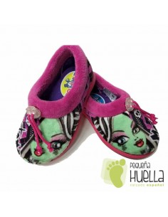 Zapatillas de Casa para Niñas Monster Rosa