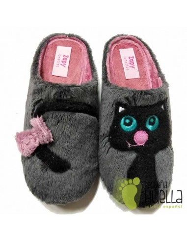 Zapatillas Niña Casa Invierno Zapy Grises