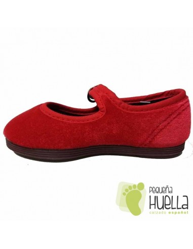 Merceditas Niña Terciopelo La Cadena Rojas