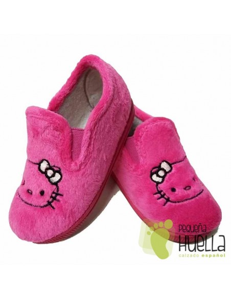 Zapatillas Casa Niñas Hello Kitty Rosas