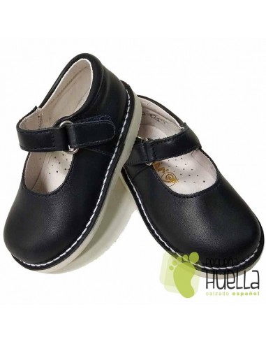 Merceditas Niñas Piel Azules