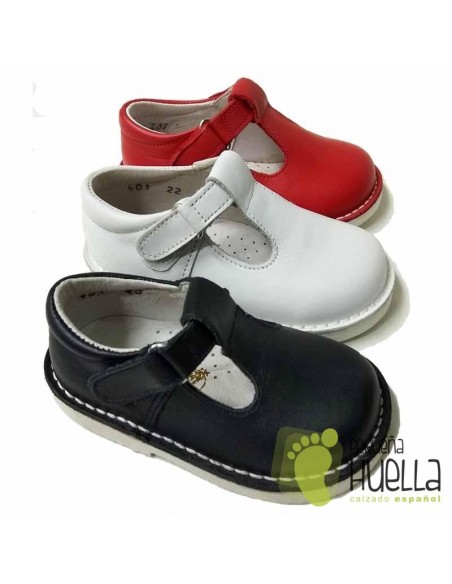 Sandalias de Piel para Niños con Velcro