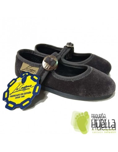 Merceditas Terciopelo Grises La Cadena