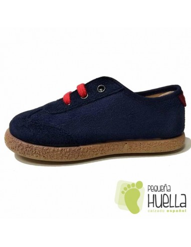 Zapatillas Blucher Azules cordones
