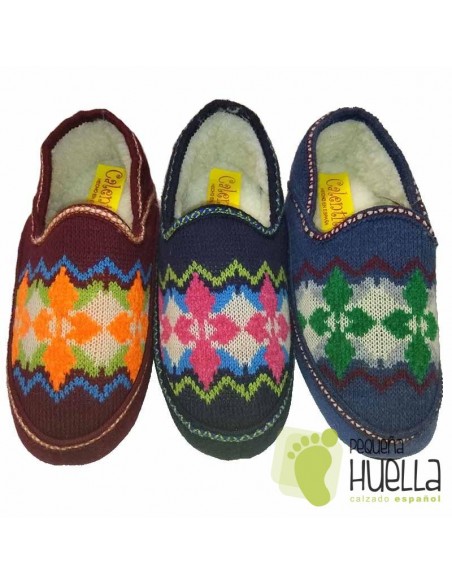 Zapatillas de lana para Casa de Mujer CALENTITAS