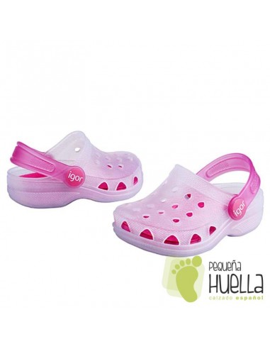 Zuecos de Goma IGOR rosas