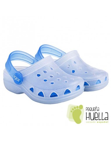 Zuecos de Goma IGOR azules