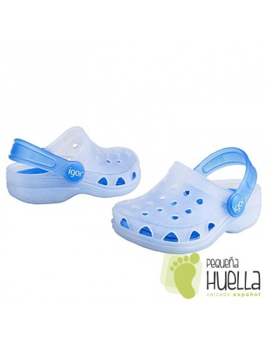 Zuecos de Goma IGOR azules