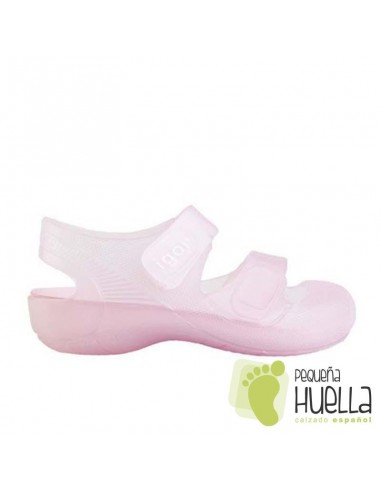 Zueco o cangrejera de Goma rosa Igor