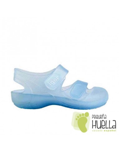 Zueco o cangrejera de Goma azul Igor