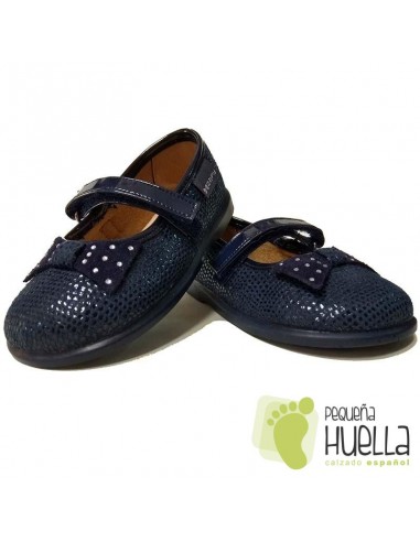 Merceditas Niñas Zapy con Velcro Azules