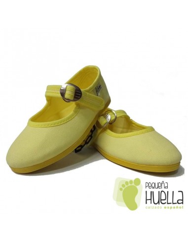 Merceditas Niña Lona Amarillas Limón La Cadena 