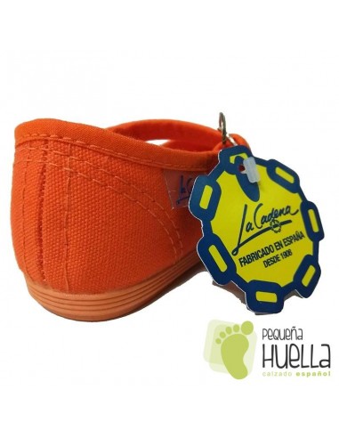 Merceditas La Cadena Niñas Lona Naranjas