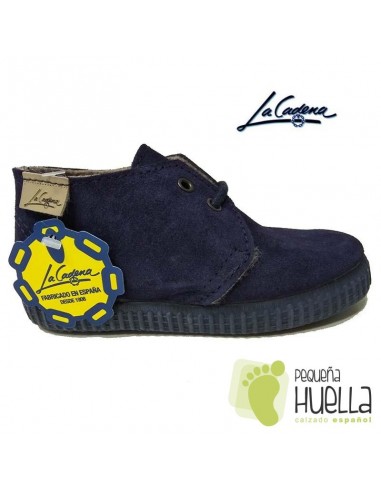 Bota Serraje Azules Niño Niña LA CADENA