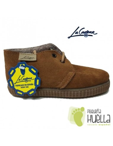 Bota Serraje Marrones Niño Niña LA CADENA