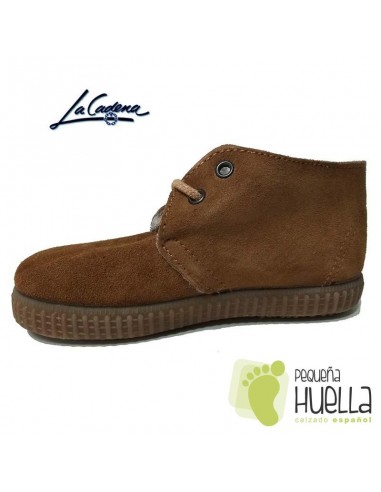 Bota Serraje Marrones Niño Niña LA CADENA