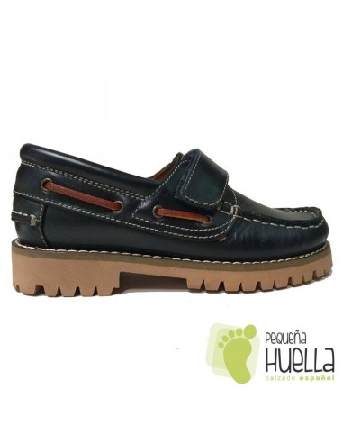 Náuticos Niños Niñas Azules con Velcro Dar2