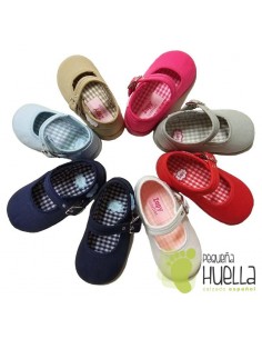 Merceditas Lona para bebes y niñas con Hebilla Zapy 2