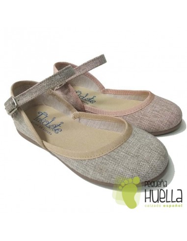 Mercedes Niña Bebe Lino Tobillera Tokolate