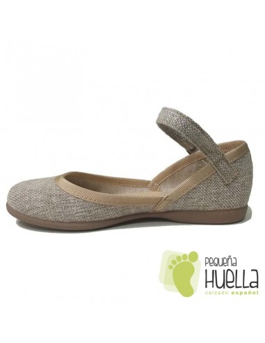 Merceditas chica Lino Beige