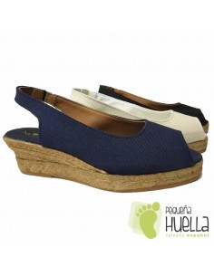 ALPARGATAS DE MUJER MEDIA CUÑA