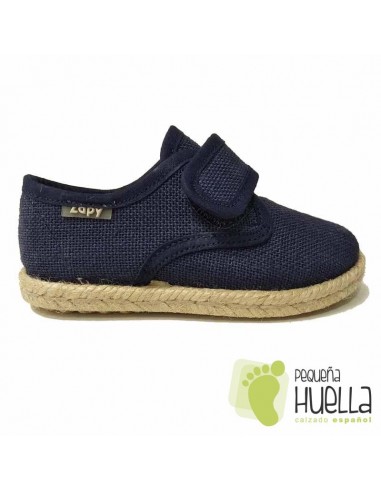 Blucher Alpargata Azul Marino para Niño Zapy