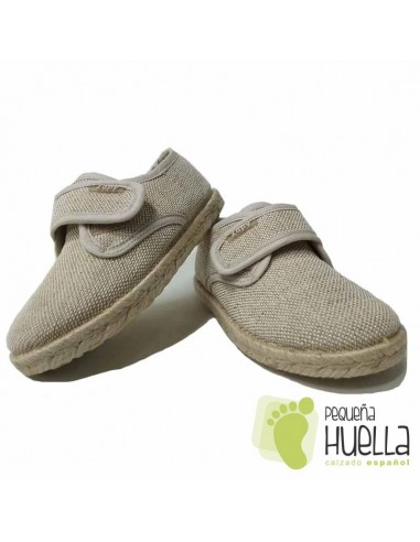 Blucher Alpargata Beige para Niño Zapy