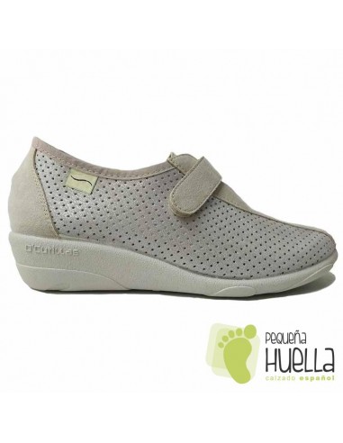Zapatos Beige Salinas Cómodos Doctor Cutillas 3176