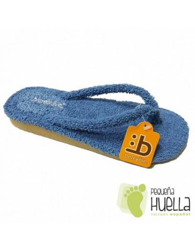 Zapatillas de casa Azul Azafata Berevere 9301